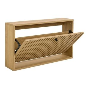 Nástěnný výklopný botník Albany dub přírodní vyobraziť