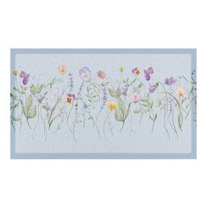 Rohožka z PVC 40x70 cm Blue Wild Flowers – Artsy Doormats vyobraziť