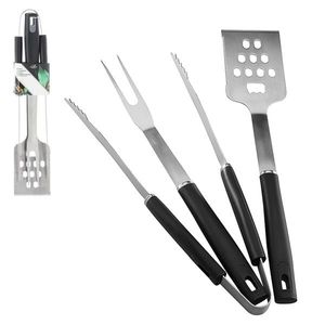 Nerezová sada 3 ks grilovacího náčiní MASTERY černá vyobraziť