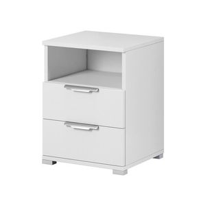 Nočný stolík Naka 46 cm biely vyobraziť