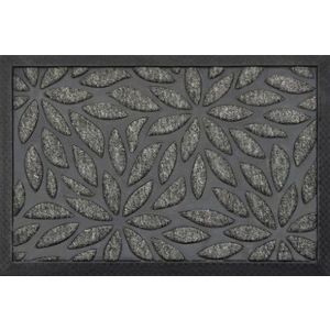 Obdĺžniková rohožka PLANTS 40x60 cm sivá vyobraziť