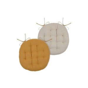 Oboustranný podsedák na židli DUO 38 cm medový/béžový vyobraziť