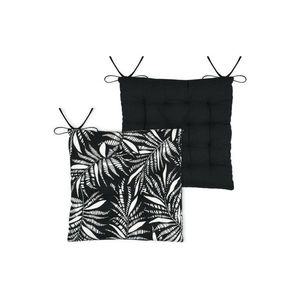 Oboustranný podsedák na židli Ziana 38x38 cm bílý/černý vyobraziť