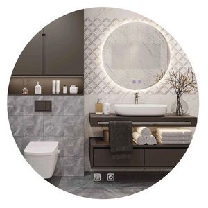Okrúhle dotykové zrkadlo s LED osvetlením HZJ090 90 cm vyobraziť