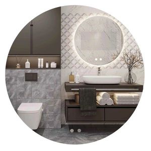 Okrúhle nástenné zrkadlo s LED osvetlením HZJ 60 cm vyobraziť