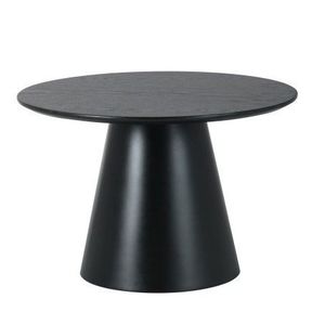Okrúhly konferenčný stolík Milan 60 cm čierny vyobraziť