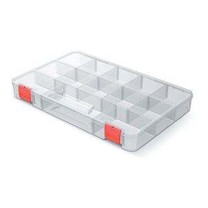 Organizér RQS KRABICA 35, 5x23x4, 1 cm transparentný/červený vyobraziť