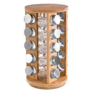 Otočný stojan na koření ROTOR bambus vyobraziť