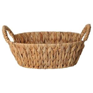 Oválný košík OSCAR 30X25 cm vodní hyacint natural vyobraziť