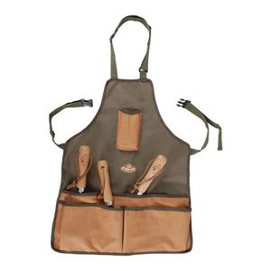 Pánska záhradnícka zástera na náradie GAZA hnedá/zelená vyobraziť