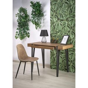 Písací stôl Nyzan medový orech/čierny vyobraziť