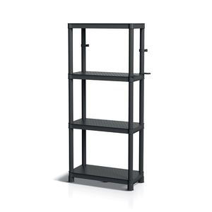 Plastový dílenský regál Stacker 58x131, 5 cm černý vyobraziť