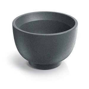 Plastový květináč Vemos Round 40x26 cm granitově šedý vyobraziť