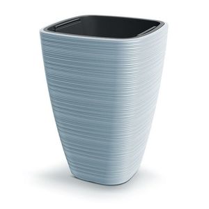 Plastový květináč Venas Square světle šedý vyobraziť