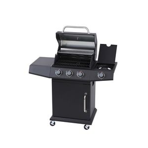 Plynový gril GASS MASTER 3+1 černý vyobraziť