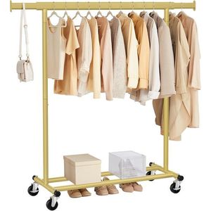 Pojízdný stojan na oblečení Doug zlatý vyobraziť