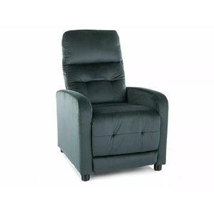 Polohovací křeslo OTUS Velvet zelené vyobraziť