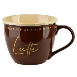 Porcelánový hrnek HENDIA 500 ml hnědý vyobraziť