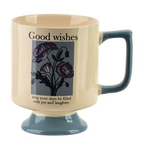 Porcelánový hrnek REJKA 300 ml krémový/modrý vyobraziť