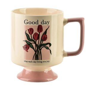 Porcelánový hrnek REJKA 300 ml krémový/růžový vyobraziť