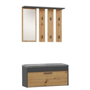 Predsieňová stena Parma antracit/dub artisan vyobraziť