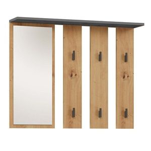 Predsieňový vešiak Parma antracit/dub artisan vyobraziť