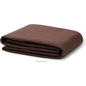 Prikrývka na posteľ Rego hnedá vyobraziť