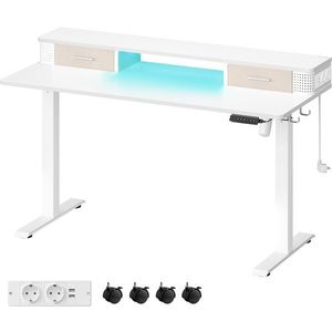 Psací stůl VASAGLE CALVIN bílý vyobraziť