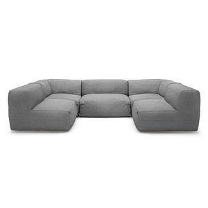 Rohová modulová zahradní pohovka Vacuum VII 315 cm šedá vyobraziť