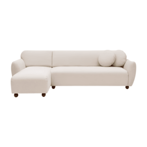 Rohová sedacia súprava Eddy 273 cm biela ľavá vyobraziť