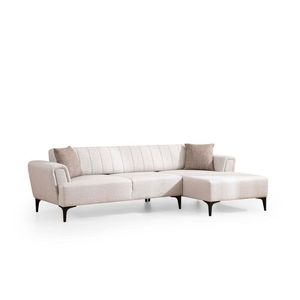 Rohová sedacia súprava Hamlet 270 cm ecru pravá vyobraziť