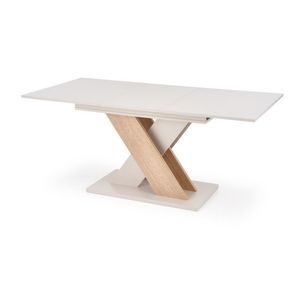 Rozkládací jídelní stůl Xarelto 130/175 cm kašmír/dub cremona vyobraziť