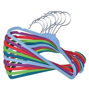 Sada 10 ks detských vešiakov MINI viacfarebná vyobraziť