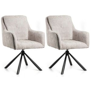 Sada 2 ks jídelních křesel Idaho cappuccino vyobraziť