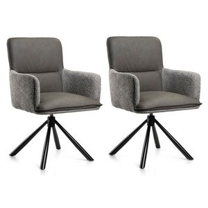 Sada 2 ks jídelních křesel Texas šedá vyobraziť