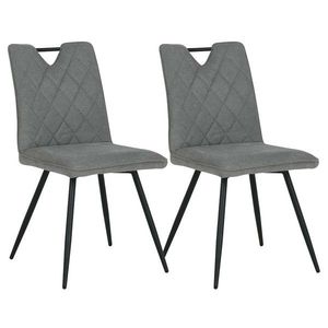 Sada 2 ks jídelních židlí Dalia šedá vyobraziť