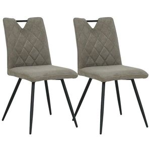 Sada 2 ks jídelních židlí Dalia tmavě béžová vyobraziť