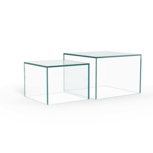 Sada 2 ks konferenčních stolků Dice čirá vyobraziť