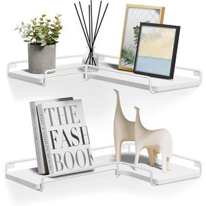 Sada 2 rohových políc VASAGLE PRIMINO biela vyobraziť