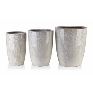 Sada 3 ks květináčů NEVA MARBLE VIII béžová vyobraziť