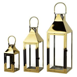 Sada 3 ks luceren LEVI GOLD 53/41/25 zlatá vyobraziť