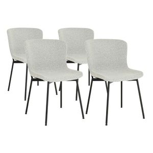 Sada 4 ks jídelních židlí Sable béžová vyobraziť