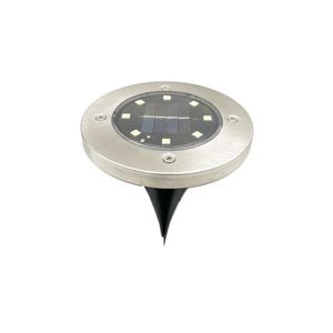 Sada 4 ks solárních LED lamp EASY stříbrná vyobraziť