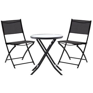 Sada zahradního nábytku Berna černá vyobraziť