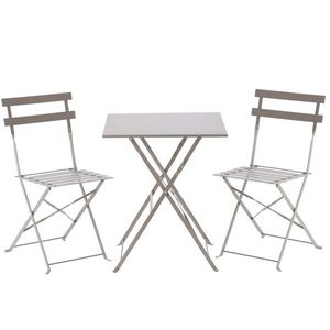 Sada zahradního nábytku DOBEL II šedá vyobraziť