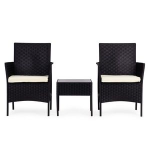 Sada zahradního nábytku Harty černá vyobraziť