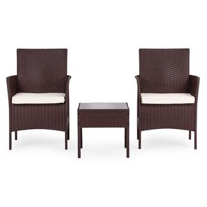 Sada zahradního nábytku Harty hnědá vyobraziť