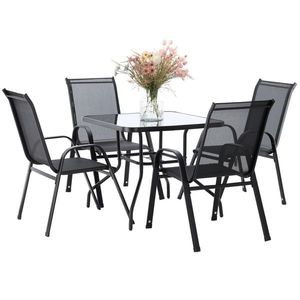 Sada zahradního nábytku JAIME II černá vyobraziť