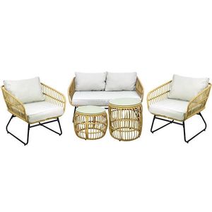 Sada zahradního nábytku VICKY hnědo-šedá vyobraziť