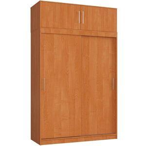 Šatníková skriňa s posuvnými dverami a nadstavcom MONO CLP 150 cm jelša vyobraziť